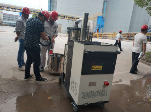湖北水泥廠高效清潔新方案 脈沖自動清理吸塵機應用解析